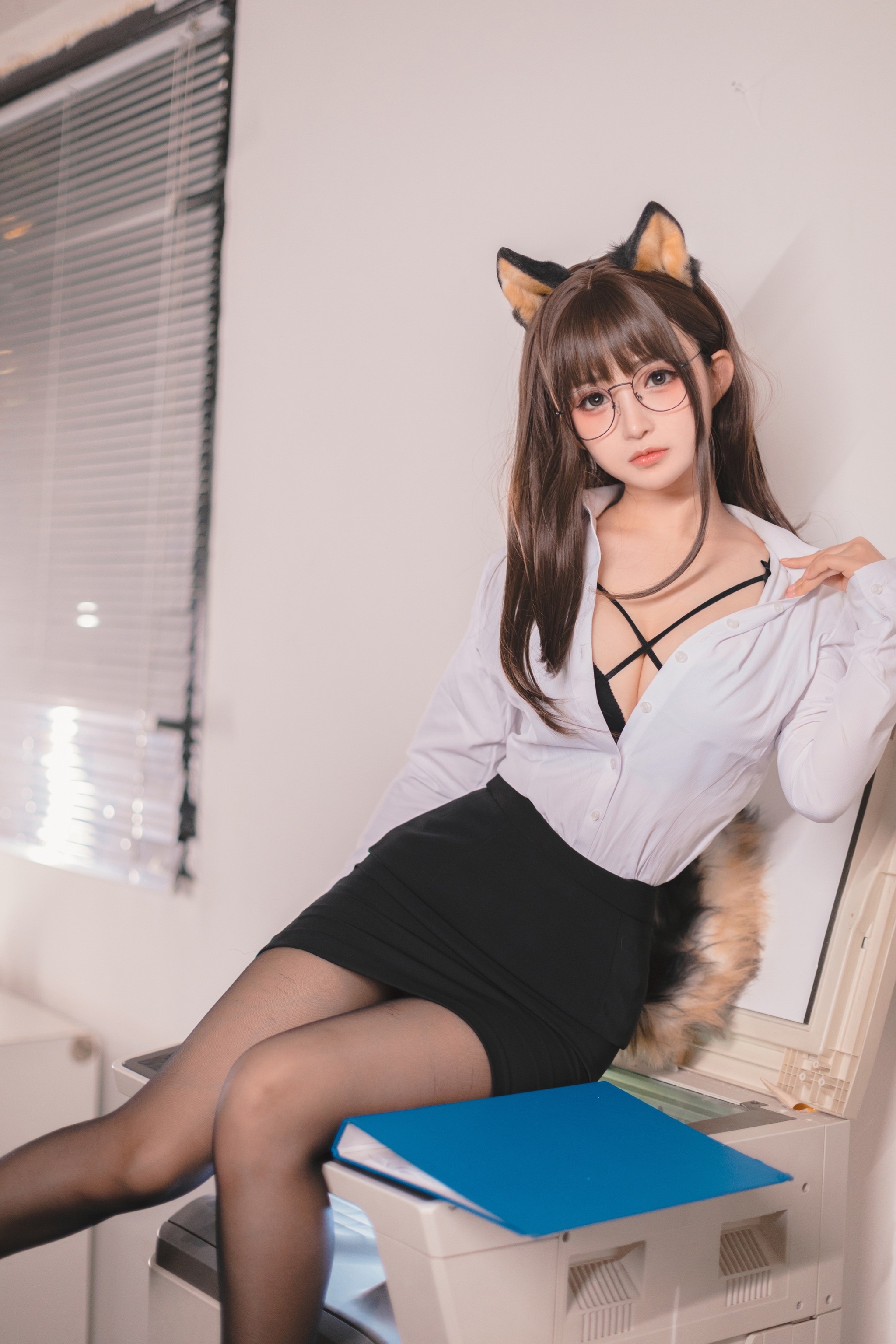 图片[1]-桜井宁宁 – NO.040 柴犬秘书 [58P]-XikXak